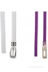 Allura Women Evening, Party, Casual, Formal White, Purple Synthetic Belt(White, Purple)